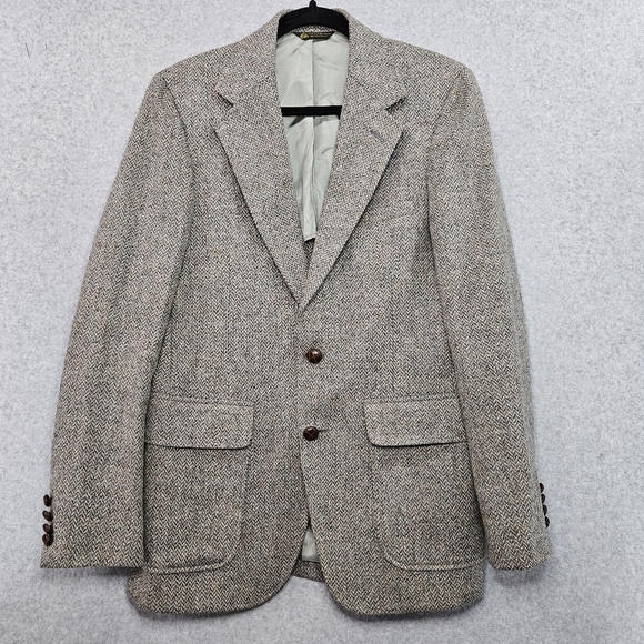 Van Julian Other - Vintage Van Julian Men's Wool Blazer Sport Coat Multi Colored Weave
